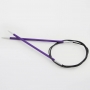 Apļadatas KnitPro ZING 60 cm, 3.75 mm